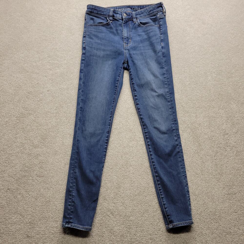 American Eagle High Rise Jegging Womens 6 Regular Next Level Stretch Blue Jeans